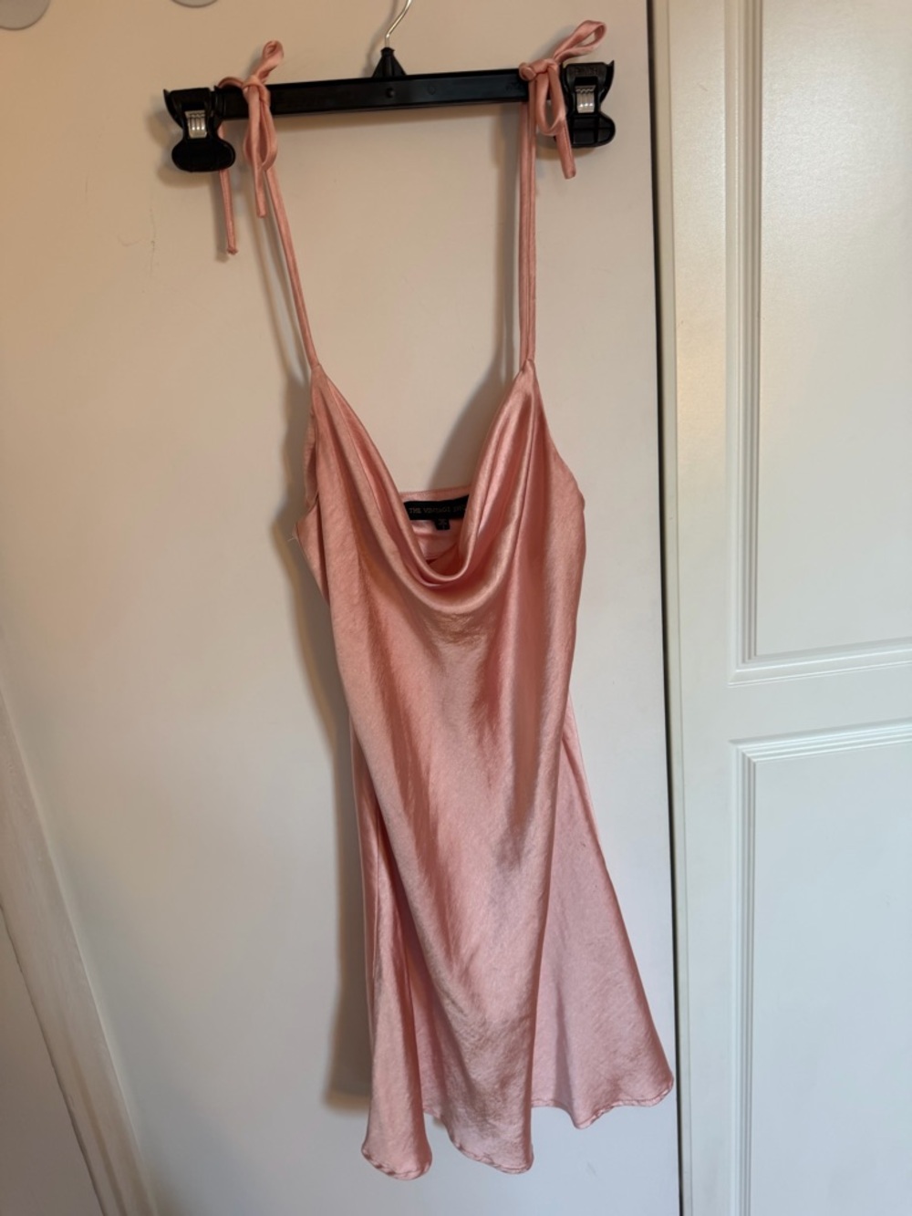Pink Satin Mini dress
